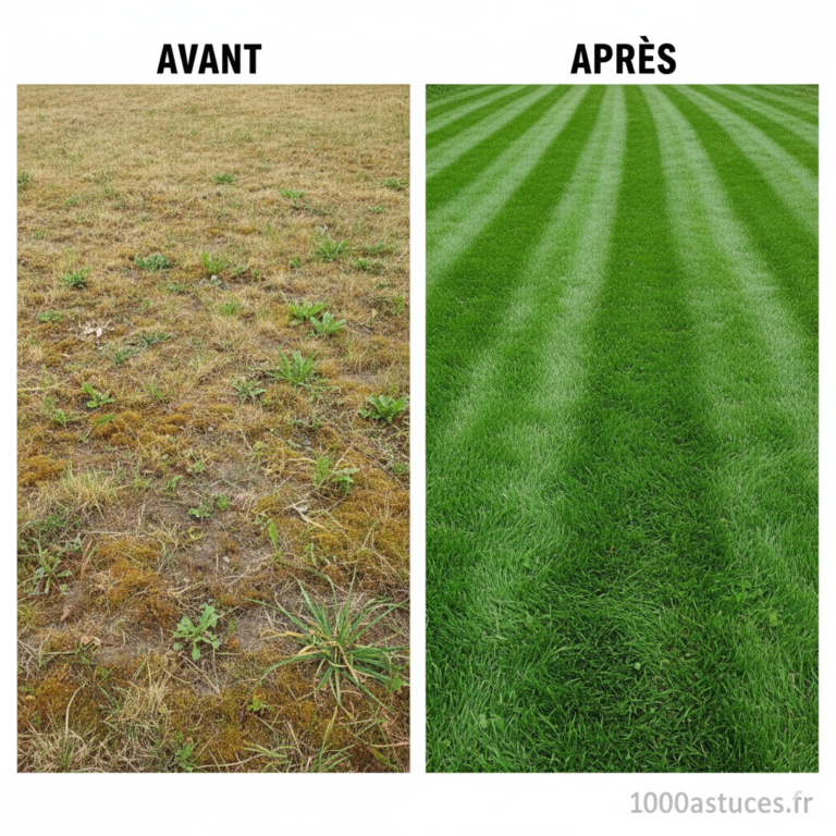 Le blanc de Meudon peut aider à renforcer et équilibrer votre pelouse naturellement. Découvrez comment l’utiliser pour un gazon vert et durable sur 1000astuces.fr. #pelouse #jardin #gazon #naturel #blancdeMeudon #astucesjardin