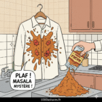 Une chemise tachée avec du massala. Astuces naturelles pour enlever une tache de massala. 1000astuces.fr