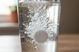 Photo d’une pastille d’aspirine effervescente, astuces et utilisations surprenantes de l’aspirine dans la maison, nettoyage, entretien, santé et bricolage, 1000astuces.fr