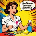 UNe femme se plaint car ella a une tache de feutre sur son chemisier . Astuces pour enlever tache de feutre sur tous textiles ; 1000astuces. fr