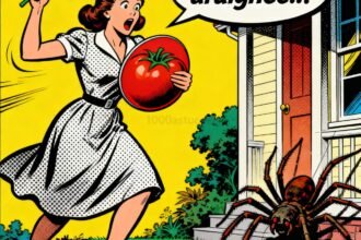 une femme fait fuir une araignee. Astuces naturelle pour fair fuir les araignées . 1000astuces.fr