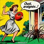 une femme fait fuir une araignee. Astuces naturelle pour fair fuir les araignées . 1000astuces.fr