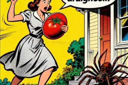 une femme fait fuir une araignee. Astuces naturelle pour fair fuir les araignées . 1000astuces.fr