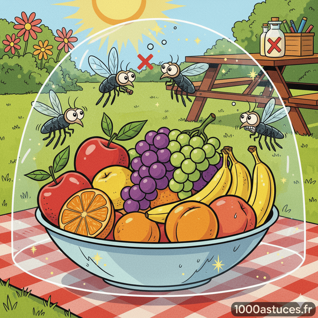 Astuces pour éviter la contamination par insectes et réduire les résidus de pesticides et produits chimiques sur les fruits, prévention hygiène, conseils de nettoyage naturels pour la santé alimentaire – 1000astuces.fr.