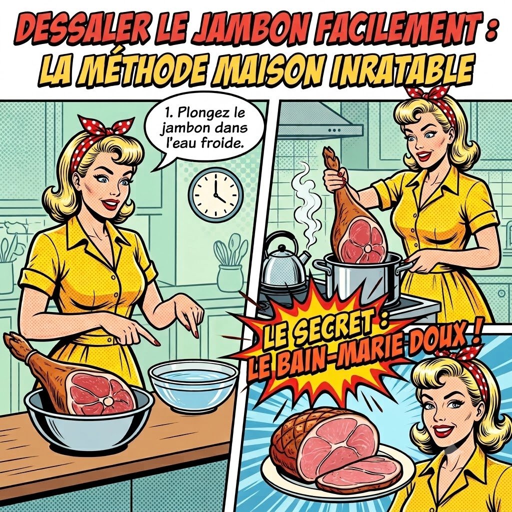 Mina donne son astuce pour dessaler un jambon