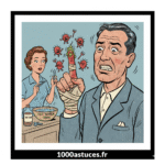 un homme au doigt endolri . Soigner un panaris methode naturelle. 1000astuces.fr