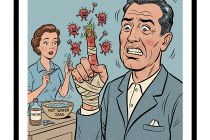 un homme au doigt endolri . Soigner un panaris methode naturelle. 1000astuces.fr