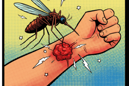 Un mousique provoque une douleur . Astuces naturelles pour appaiser une douleur d'insecte. 1000astuces.fr