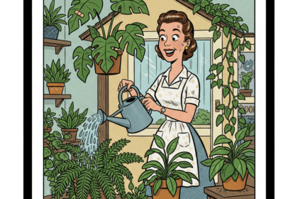 une femme soigne ses plantes d'intérieur. Astuces pour entretenir les plantes d'intérieur naturellement . 1000astuces.fr