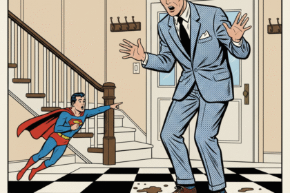 Un homme découvre des taches de boue sur ses chaussures . Astuces pour enlever une tache de terre ou de boue sur textiles. 1000astuces.fr