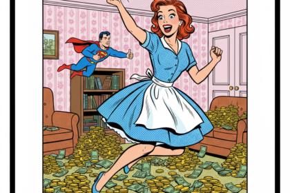 Une jeune femme ravie d'avoir trouvé une pièce rare. Astuces pour reconnaitre une pièce de 20 centimes rare. 1000astuces.fr