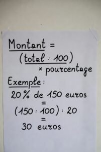 Calcul ppourcentages. Différente façons de calculer