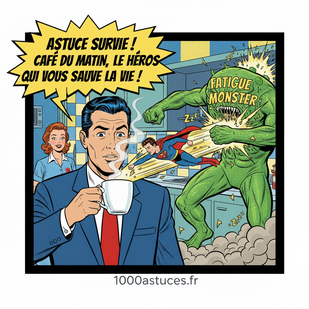 Boire du cfé le matin peut vous sauver . Pourquoi il faut boire du café pour votre santé . 1000astuces.fr