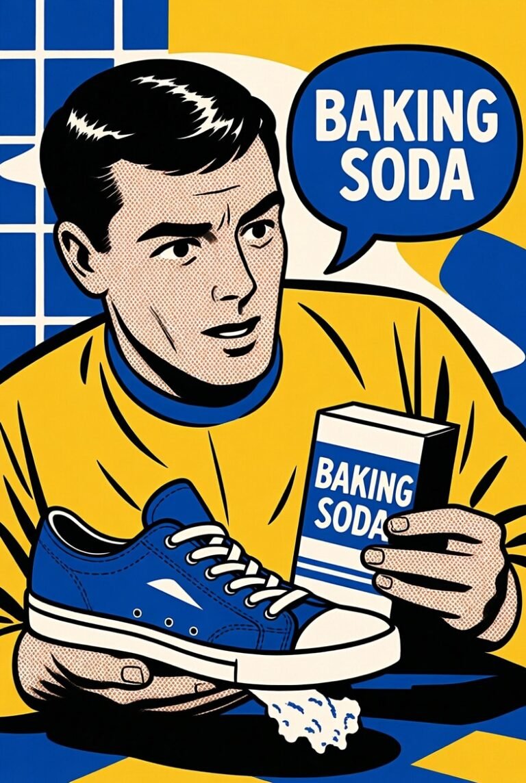 nettoyer ses baskets ou sneakers avec du bicarbonate de soude ( baking soda) . Pour nettoyer et enlever les odeurs .