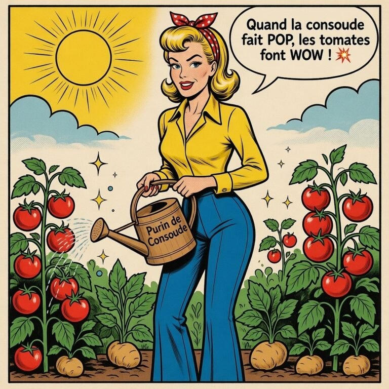 Purin de consoude maison pour booster tomates et potager – astuce naturelle Mina Pop