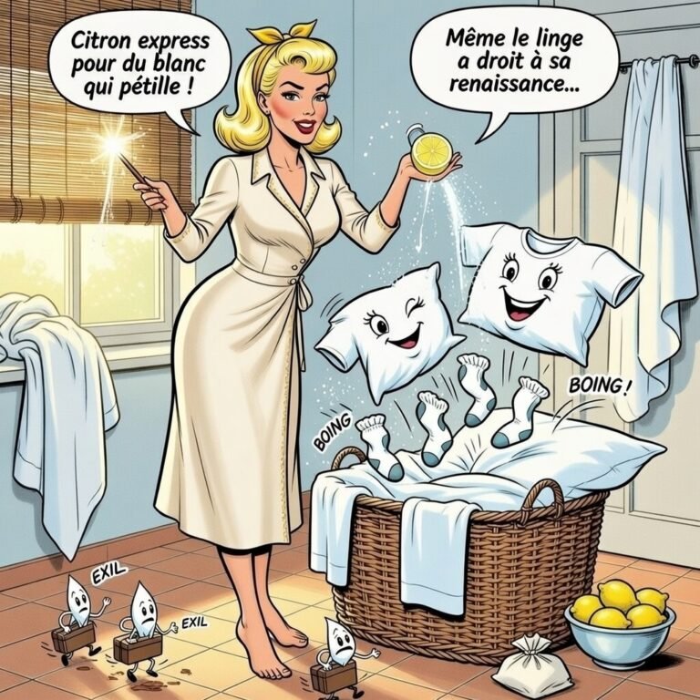 Mina pop utilise ule citron comme un ingrédient magique pour blanchir le linge
