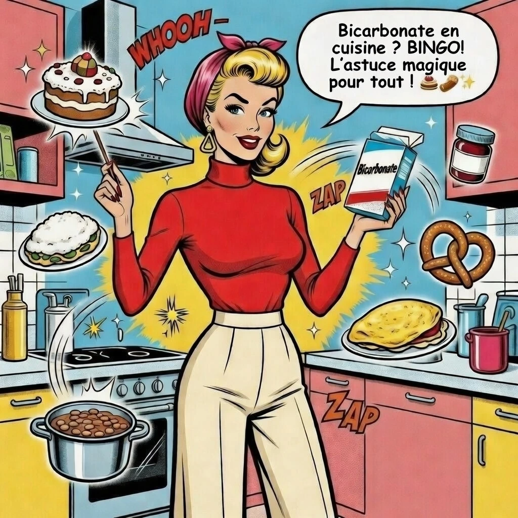 Mina pop explique pourquoi elle utilise du bicarbonate ( baking soda) en cuisine